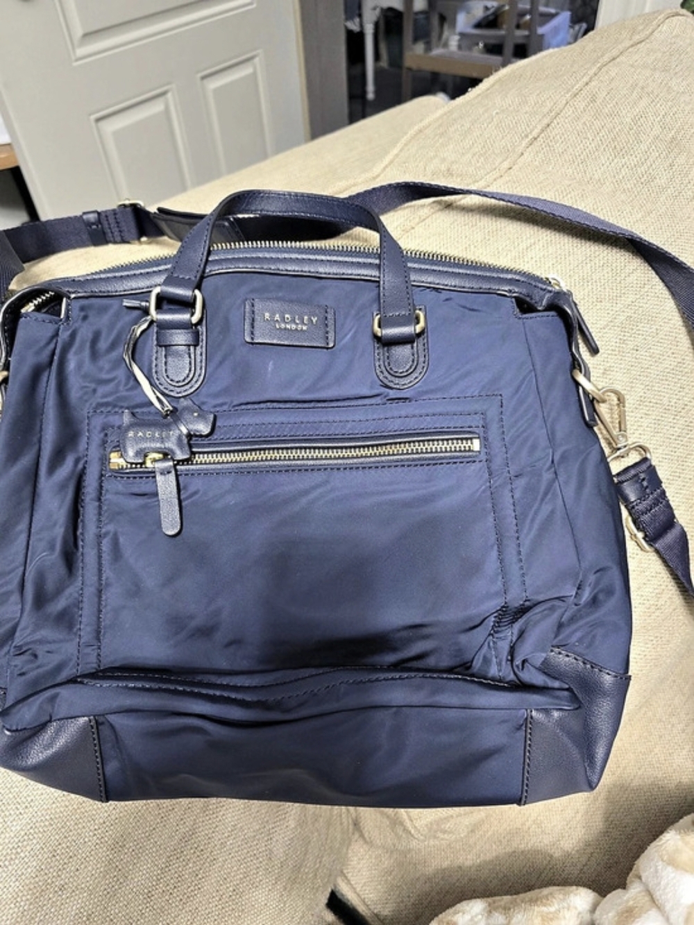 Radley London Blue Nylon Tote Bag